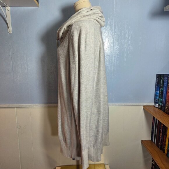 Eddie Bauer 2XL Light Gray Medium Weight Cowl Neck Longsleeve Pullover Sweater - Picture 7 of 9